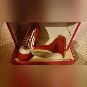 BCBGirls Red Heels 7 width M